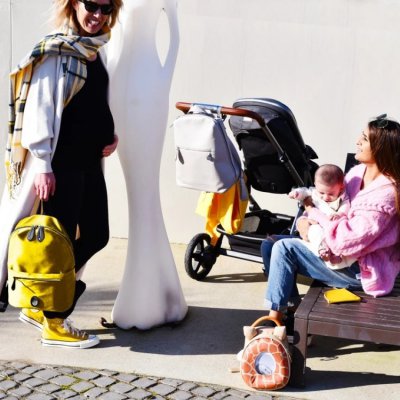 PacaPod přebalovací batoh Rockham - Žlutý - obrázek