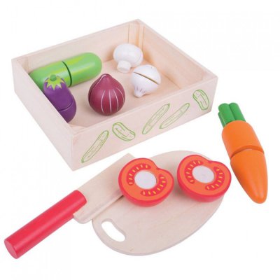 Bigjigs Toys krájecí zeleniny v krabičce