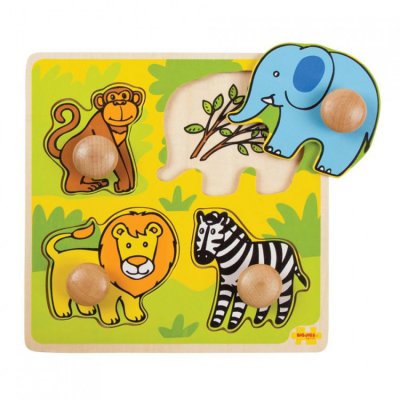 Bigjigs Toys vkládací puzzle  - Safari