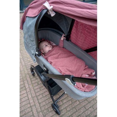 Lodger Wrapper Fleece Empire - Rosewood - obrázek