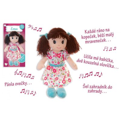Teddies mluvící a zpívající panenka Ema - obrázek