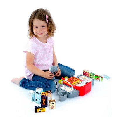 Teddies medvídkova mluvící pokladna s doplňky - obrázek