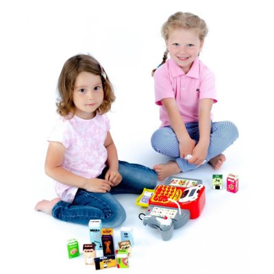 Teddies medvídkova mluvící pokladna s doplňky - obrázek