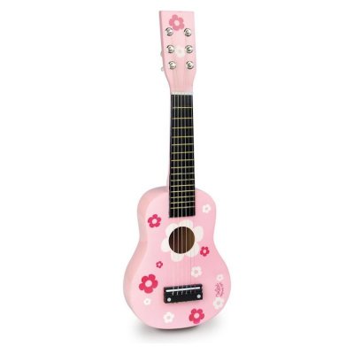Vilac kytara - Růžová s květy