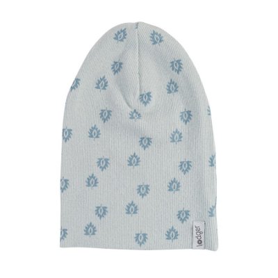 Lodger Beanie Print Rib Ice Flow - 1 - 2 roky