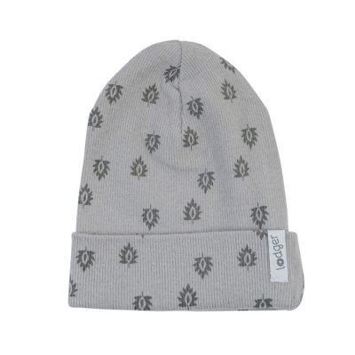 Lodger Beanie Print Rib Sharkskin - 1 - 2 roky - obrázek