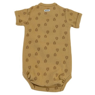 Lodger Romper Short Sleeves Print Rib Honey
 - Vel. 62 - obrázek