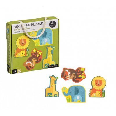 Petitcollage první puzzle - Mláďata safari
