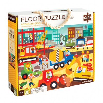 Petitcollage podlahové puzzle - Stavba ve městě
