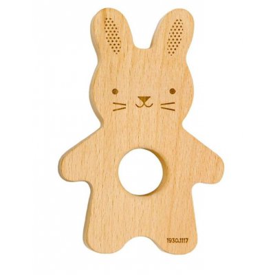 Petit Collage látková kniha s králíčkem - obrázek