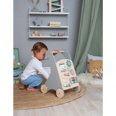 JaBaDaBaDo chodítko s aktivitami - Šedé - obrázek