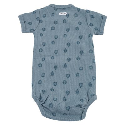 Lodger Romper Short Sleeves Print Rib Ocean
 - Vel. 74 - obrázek