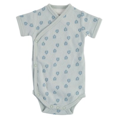 Lodger Romper Short Sleeves Print Rib Ice Flow
 - Vel. 56