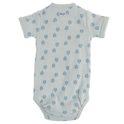 Lodger Romper Short Sleeves Print Rib Ice Flow
 - Vel. 80 - obrázek