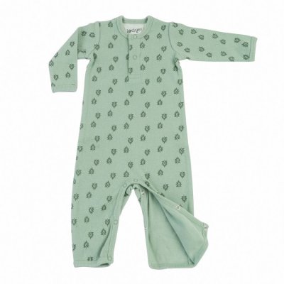 Lodger Jumper Print Rib Silt Green - Vel. 68 - obrázek