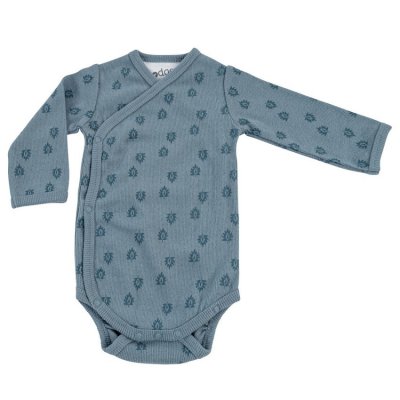 Lodger Romper Long Sleeves Print Rib Ocean - Vel. 56