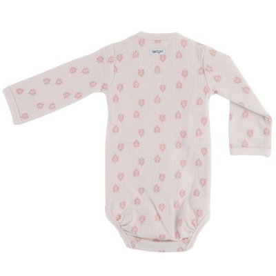 Lodger Romper Long Sleeves Print Rib Tan
 - Vel. 62 - obrázek