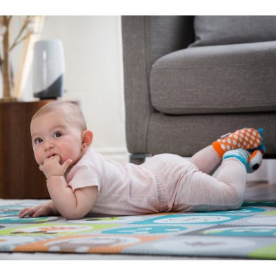 BBLÜV Düo chrastítka na nohu - Owl & Fox - obrázek