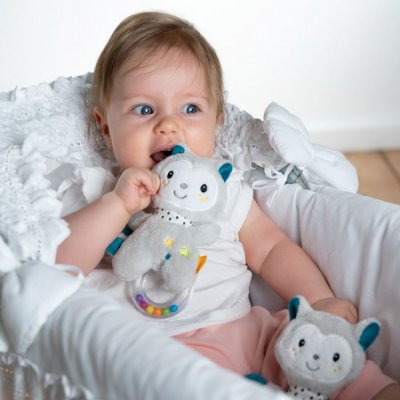 Baby Fehn Aiko & Yuki chrastící kočička - obrázek