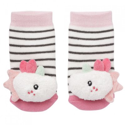 Baby Fehn Aiko & Yuki chrastící ponožky - Jednorožec