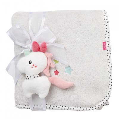 Baby Fehn Aiko & Yuki muchlací deka jednorožec