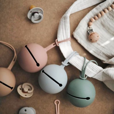 Mushie silikonové pouzdro na dudlík - Soft Lilac - obrázek