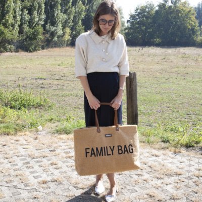 Childhome cestovní taška Family Bag - Teddy Beige - obrázek