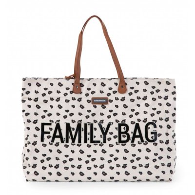 Childhome cestovní taška Family Bag - Canvas Leopard