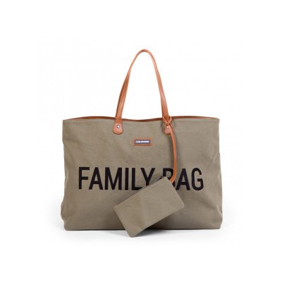 Childhome cestovní taška Family Bag - Canvas Khaki - obrázek