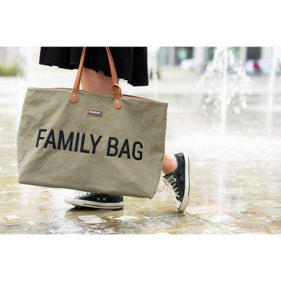 Childhome cestovní taška Family Bag - Canvas Khaki - obrázek