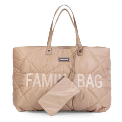 Childhome cestovní taška Family Bag - Puffered Beige - obrázek