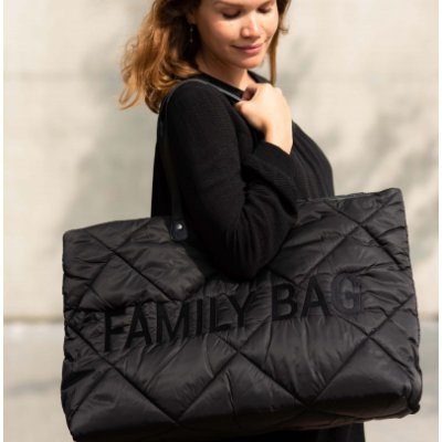 Childhome cestovní taška Family Bag - Puffered Black - obrázek