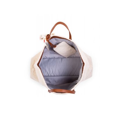 Childhome cestovní taška Family Bag - Teddy Off White - obrázek