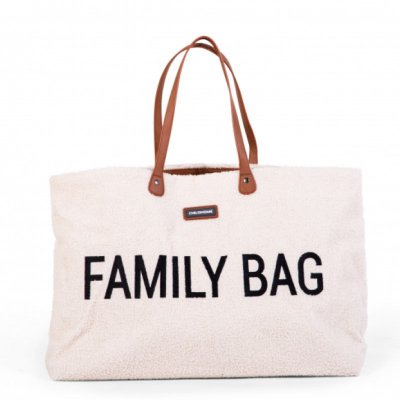 Childhome cestovní taška Family Bag - Teddy Off White