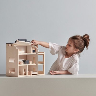 Kids Concept dřevěný domeček pro panenky Aiden - obrázek