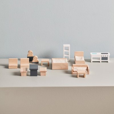 Kids Concept dřevěný domeček pro panenky Aiden - obrázek