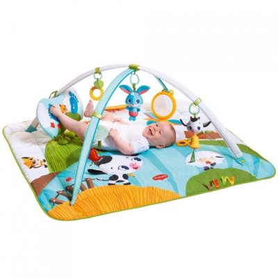 Tiny Love hrací deka s hrazdou Gymini Kick & Play Tiny Farm - obrázek