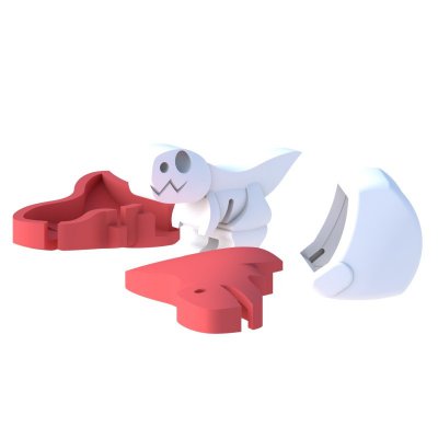 Half Toys magnetická skládací hračka Baby T-Rex - obrázek