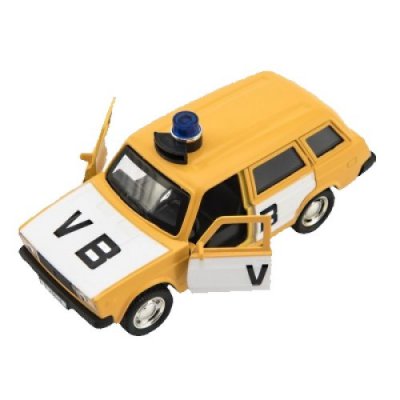 Teddies policejní auto VB combi kov/plast se zvukem  - 11,5 cm