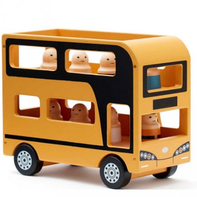 Kids Concept dřevěný autobus Doubledecker Aiden - obrázek
