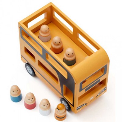 Kids Concept dřevěný autobus Doubledecker Aiden - obrázek