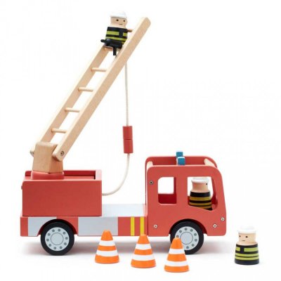 Kids Concept dřevěný hasičský náklaďák Aiden - obrázek