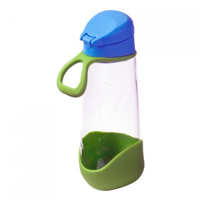 b.box sport láhev na pití 600 ml - Modrá/zelená - obrázek