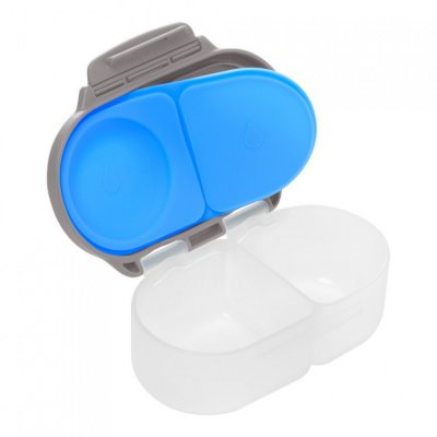 b.box svačinový box malý - Modrý/šedý - obrázek