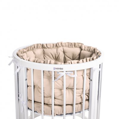 Mimiko mantinel na postýlku Premium - Béžový