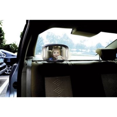 BabyDan nastavitelné zpětné zrcadlo do auta s LED osvětlením - obrázek
