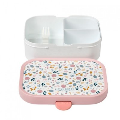 Little Dutch svačinový set (láhev 400 ml + box) - Spring Flowers - obrázek