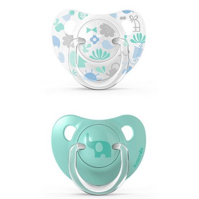 Suavinex Memories dudlík anatomický latex 6 - 18 m - Zelená, 2 ks