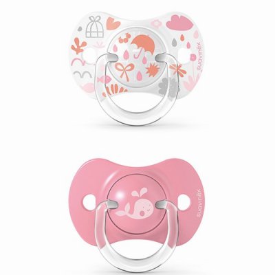 Suavinex Memories dudlík Pro fyziologický 18 m+ - Růžová, 2 ks