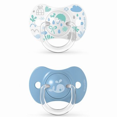 Suavinex Memories dudlík Pro fyziologický 18 m+ - Modrá, 2 ks